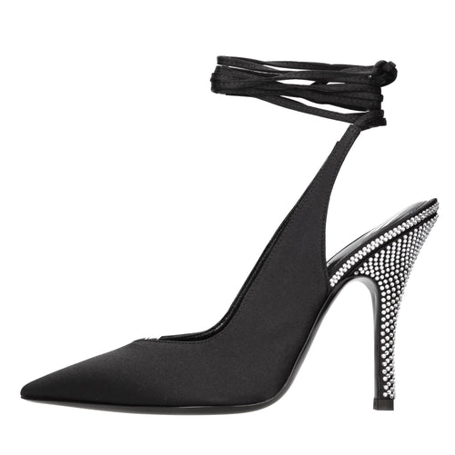 The Attico Scarpe con Tacco Nero da donna