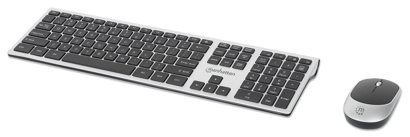 Kit Tastiera e Mouse 1200 Dpi Wireless, MWK7400