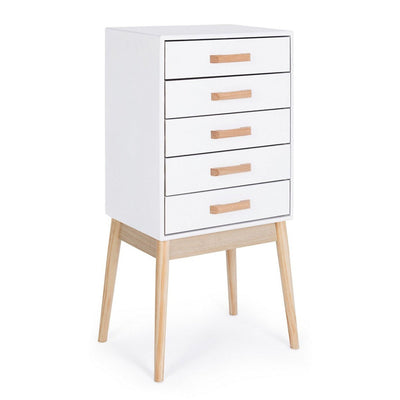 Cassettiera Ordinary per interno, con 5 Cassetti, 46 x 33 x 63 cm