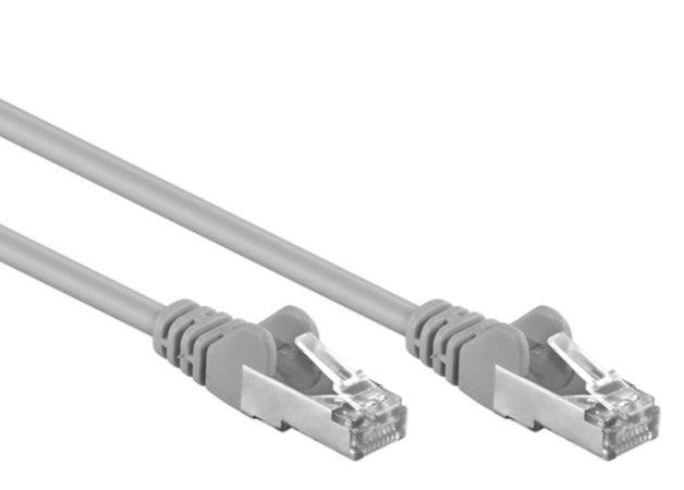 Cavo di rete Patch in CCA Schermato Cat. 5e Grigio F/UTP 3 mt