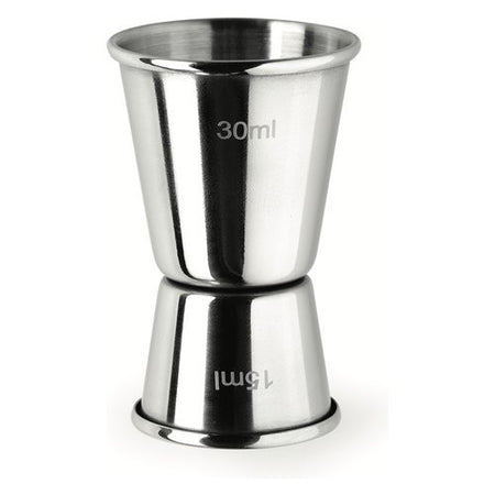 Misurino Ghidini Cipriano 328 Da Cocktail doppio 15 e 30 ml Acciaio