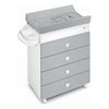 Bagnetto fasciatoio Cam 918006 C262 ASIA 3 cassetti Teddy grigio