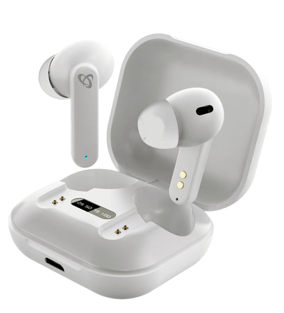 Auricolari Bluetooth v5.1 con Custodia di Ricarica Bianco