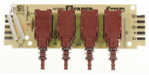 Pulsantiera scheda 4270823 tastiera 4 tasti Faber 133.0017.065