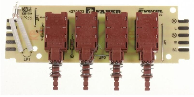 Pulsantiera scheda 4270823 tastiera 4 tasti Faber 133.0017.065