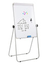 Lavagna Magnetica Bifacciale Flipchart Portatile 70x100 cm con Supporto