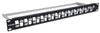 Pannello Patch Slim 1HE 24 Posti Keystone Senza Frutti Nero