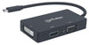 Convertitore Audio Video USB-C&trade 3-in-1 Multiporta HDMI DVI VGA