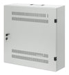 Armadio 19'' a muro a basso profilo con montanti orizzontali 4U e verticali 2U