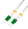 Cavo Fibra Ottica Armato Acciaio OS2 LC/APC Duplex 9/125 3 metri