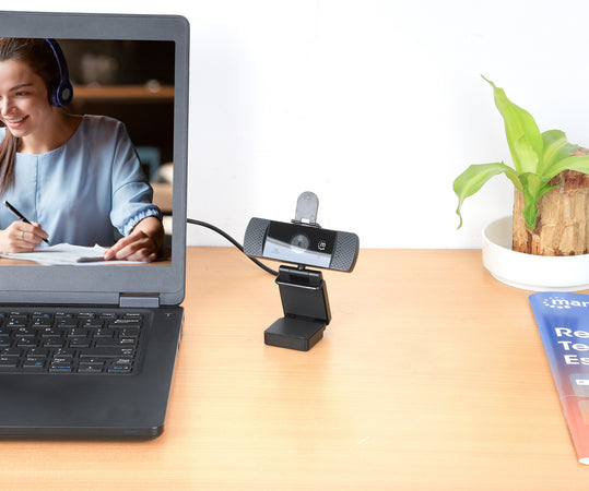 Webcam USB QHD 1440p con Cancellazione del Rumore