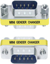 Mini Gender Changer Standard DB 9 poli M/M