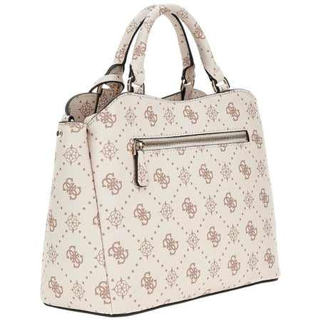 Guess borsa a mano crema Silia 4G logo peony HWGP9890060VNO
