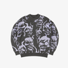 Maglione Wasted Paris Skull Charcoal