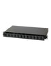 Cassetto Rack 19'' Fibra Ottica 12 porte SC Duplex Nero