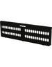 Piastra Adattatrice per 48 Adattatori a Bussola SC Simplex/24/48 LC Duplex/48 E2000 Simplex, Nera