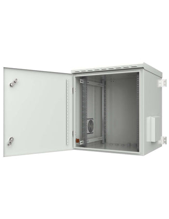 Armadio Rack 19'' a Parete 7U Grigio IP55 Porta Cieca prof. 600 mm