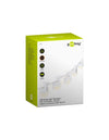 Stringa 10 LED Renna IP20 Bianco Caldo a Batteria con Timer