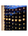 Tenda Luminosa con Stelle Natalizie 80 LED e Telecomando
