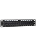 Pannello Patch per Rack 10'' 12 Porte UTP Cat.6 1HE