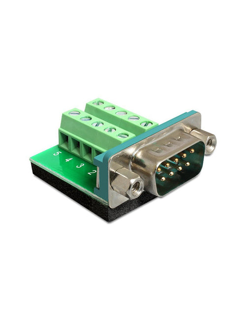Adattatore DB9 pin Maschio Terminal Block 10 pin