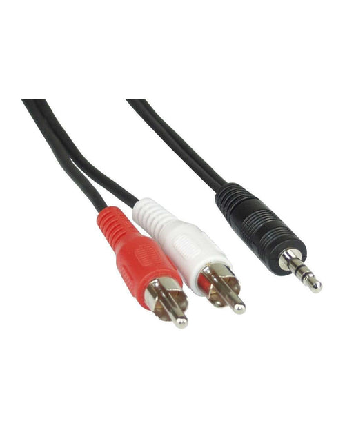 Cavo Stereo Jack 3, 5 mm a 2 x RCA maschio 10,0 mt