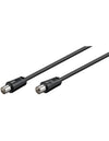 Cavo Antenna TV M/F 2,5 m nero
