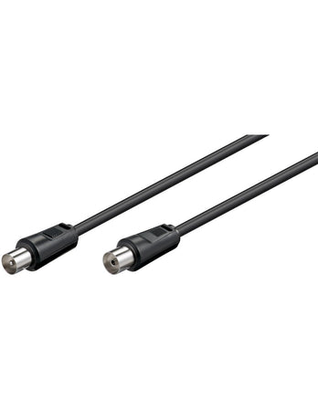 Cavo Antenna TV M/F 2,5 m nero