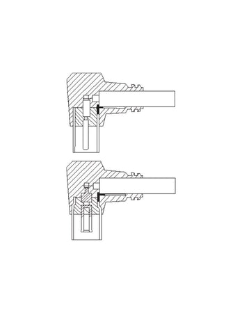 Cavo Antenna TV M/F 1,5 mt angolato 90