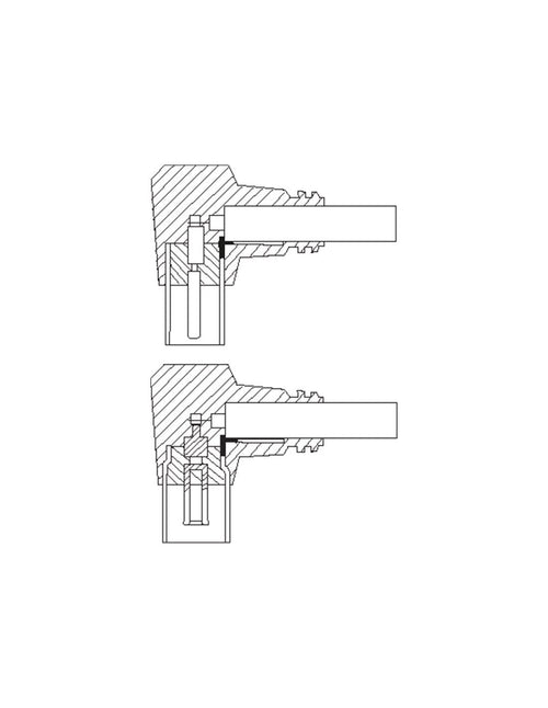 Cavo Antenna TV M/F 1,5 mt angolato 90