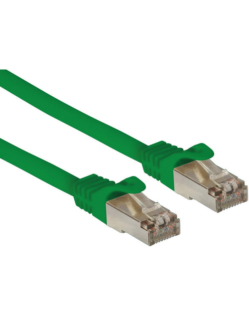Cavo di rete Patch in CCA Schermato Cat. 6 Verde F/UTP 5 m Bulk
