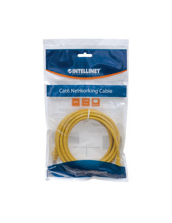 Cavo di rete Patch in Rame Schermato Cat. 5e Giallo F/UTP 3 metri