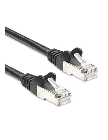 Cavo di rete Patch in Rame Schermato Cat. 5e Nero F/UTP 7,5 m