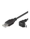 Cavo USB A Maschio a MICRO B Maschio Angolato 1,8m
