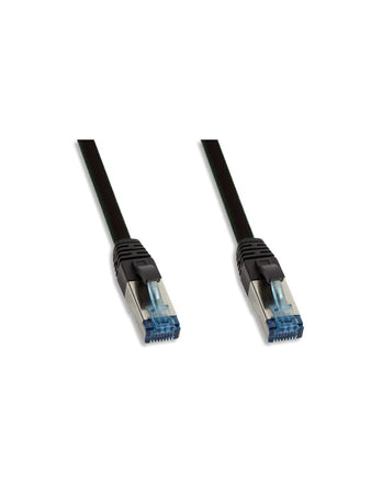 Cavo Patch Cat.6A S/FTP PUR IP20 UV 1m Nero