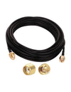 Cavo Antenna SMA M/F a Basse Perdite 7,5m Nero