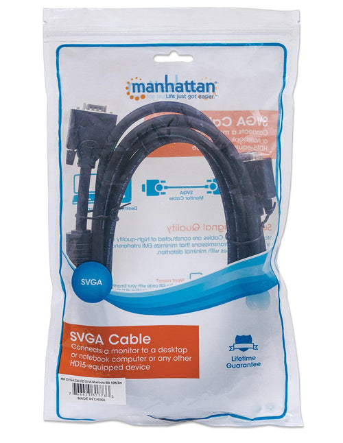 Cavo Prolunga SVGA M/F con ferrite da 1,8 m