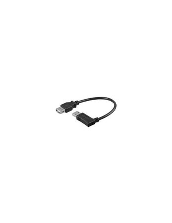 Cavo USB 2.0 A maschio angolato/A femmina 0,15 m