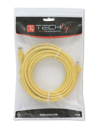 Cavo di Rete Patch in Rame Cat.6 Giallo UTP 1,5m
