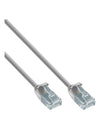 Cavo Patch di Rete Cat.6 UTP Slim 3 metri Grigio