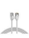 Cavo di Rete Patch in Rame Cat.6A U/FTP TPE 4mm Ultraflex Bianco 0,15m