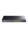 Switch Gigabit PoE+ 16 Porte con 2 slot SFP Gigabit, GS1020PS2