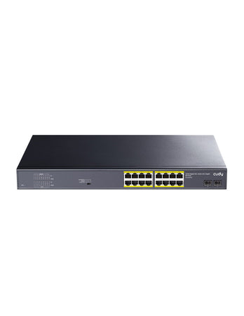 Switch Gigabit PoE+ 16 Porte con 2 slot SFP Gigabit, GS1020PS2