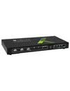 KVM switch 4x1 con USB e HDMI 4K