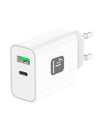 Caricatore Alimentatore GaN USB-C&trade 30W e USB-A QC3.0 da Muro