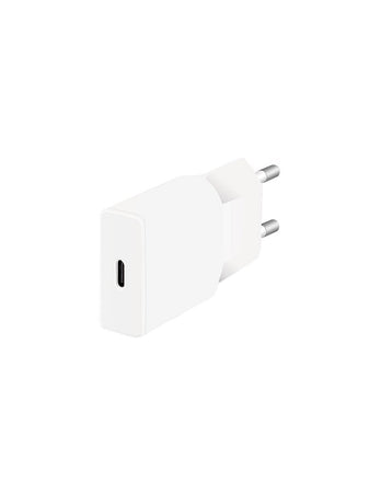 Caricatore Alimentatore GaN USB-C&trade (PD) da Muro 30W Bianco