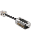 Plug Telefonico RJ10 Antiattorcigliamento per Cornetta con Cavo 30mm
