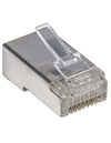 Confezione da 100 Plug Modulari RJ45 Cat.5e STP