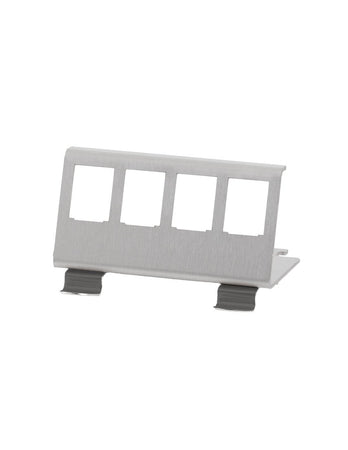 Adattatore per Modulo Keystone 4xRJ45 per Guida DIN