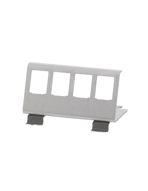 Adattatore per Modulo Keystone 4xRJ45 per Guida DIN